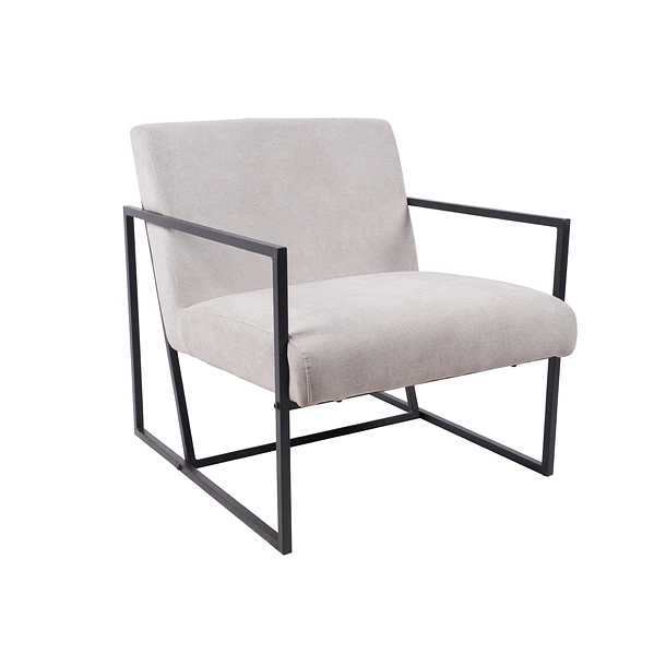 Poltrona Modern Fabric - Gris 1