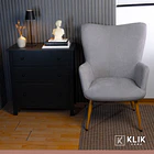 Poltrona Fabric Tipo Radar - Gris 3