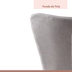 Poltrona Fabric Tipo Radar - Gris 10