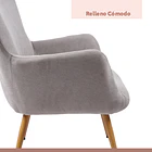 Poltrona Fabric Tipo Radar - Gris 12