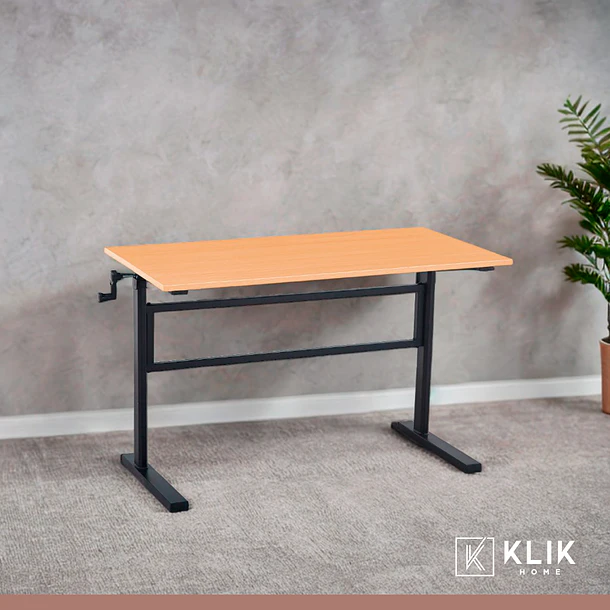 Escritorio de trabajo con altura regulable standing desk - Oak 16