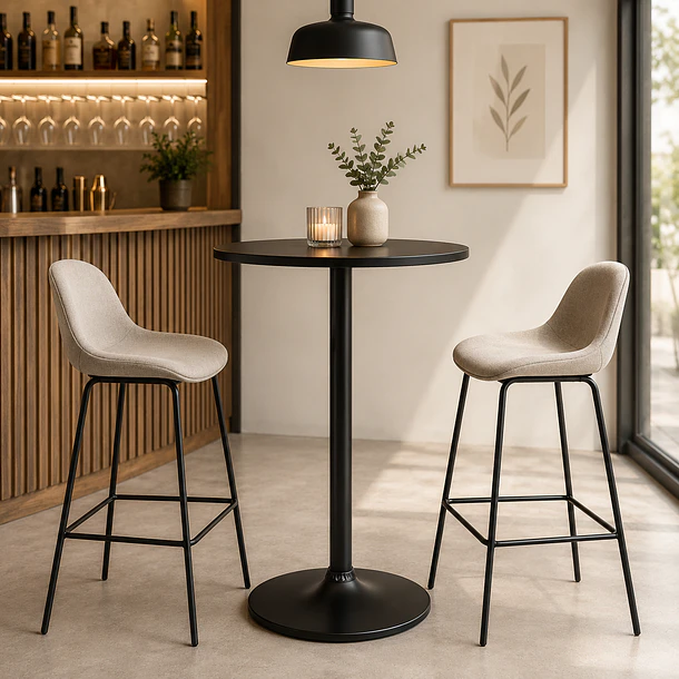 Mesa alta para bar Guji 60x60x100 3