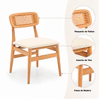 Silla de comedor Loke 46x54x86 5