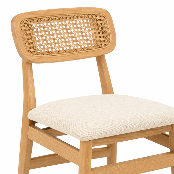 Pack de 2 Sillas de comedor Loke 46x54x86 6