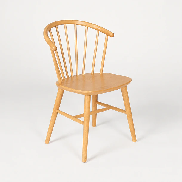 Silla Lykke de Madera - Natural 1