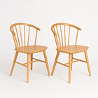 Pack de 2 Sillas Lykke de Madera - Natural 1
