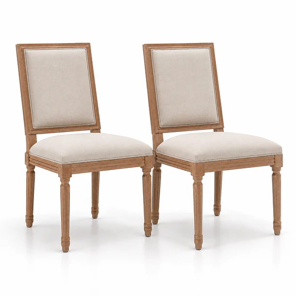 Pack de 2 Sillas de comedor Mazga 58x52x98 1
