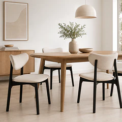 Pack de 2 Sillas de comedor Teng 49X61x80