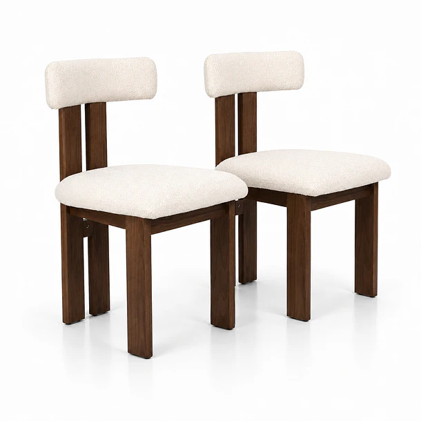 Pack de 2 Sillas de comedor Duokli 50X51x83 1