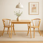 Pack de 2 Sillas Lykke de Madera - Natural 8