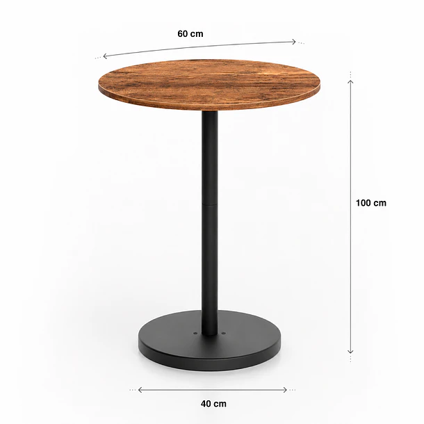 Mesa alta para bar Bofya 60x60x100 4