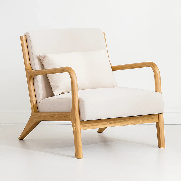 Sillón Lounge Askja - Beige Claro 1