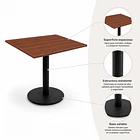 Mesa restaurant 70x70cm - Café 5
