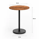Mesa alta para bar Bofya 60x60x100 4