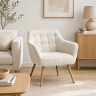 Butaca de Descanso Klaini Tapiz Lino Beige 3