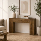 Arrimo Decorativo Kuat Líneas Rectas Madera Oscura Texturizada 155x79 3