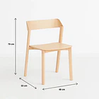 Pack de 2 Sillas de Comedor Madera Rover Viena Natural 4