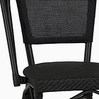 Pack de 4 Sillas Bistro Parisina Textileno - Negro 6
