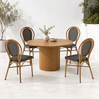 Pack de 4 Sillas Provence Parisina Rattan - Gris Oscuro 2