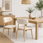 Pack de 2 Sillas Cloud Madera - Blanco 3