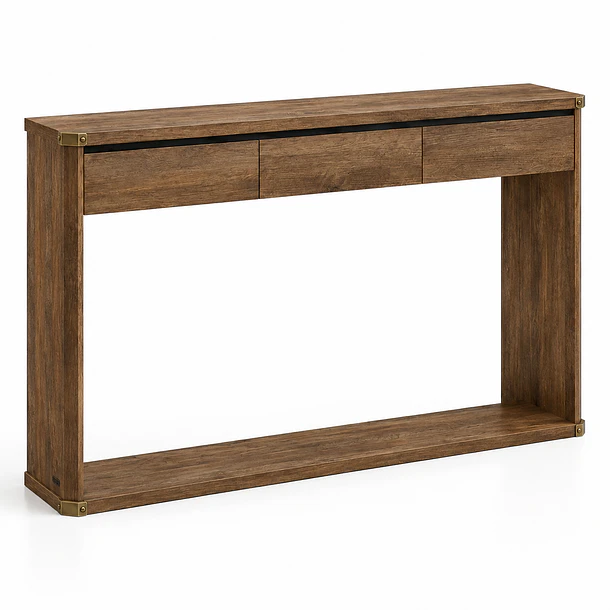 Arrimo Kraam Tono Madera Cálida con 3 Cajones 120X76 1