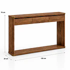 Arrimo Kraam Tono Madera Cálida con 3 Cajones 120X76 4