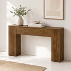 Arrimo Decorativo Kuat Líneas Rectas Madera Oscura Texturizada 155x79 2