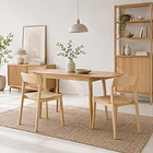 Pack de 2 Sillas de Comedor Madera Rover Viena Natural 3