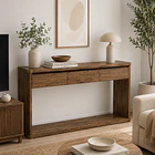 Arrimo Kraam Tono Madera Cálida con 3 Cajones 120X76 3