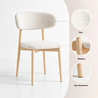 Pack de 2 Sillas Cloud Madera - Blanco 5