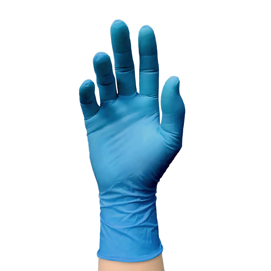 Guantes Examen de Nitrilo Azul | Caja 100 | Trezor 1