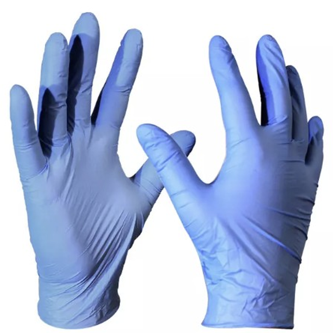 Guantes de Examinación Nitrilo Azul | Caja 100 | Muncare 1