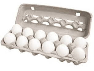 Huevo blanco extra 12 Unidades