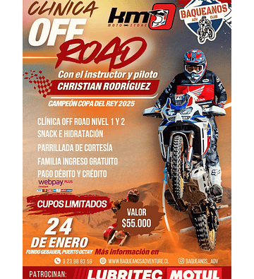 Clínica Offroad 24 Enero 2026