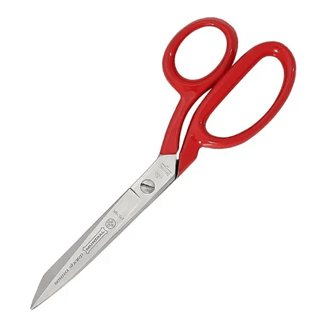 SEWING SCISSORS - KNIFE EDGE - RED HANDLE