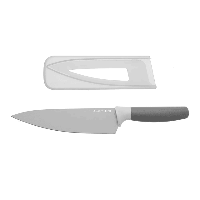 CUCHILLO COCINA GRIS 19 CM 