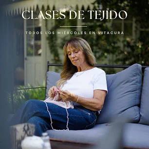 Clases de tejido conmigo en Vitacura