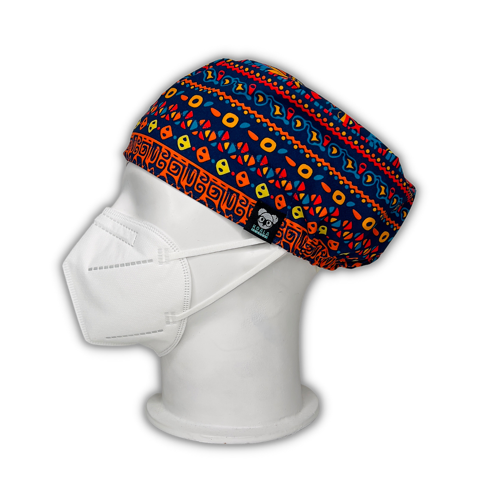 Gorro quirúrgico Étnico Azul