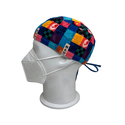 Gorro quirúrgico kimetsu no yaiba