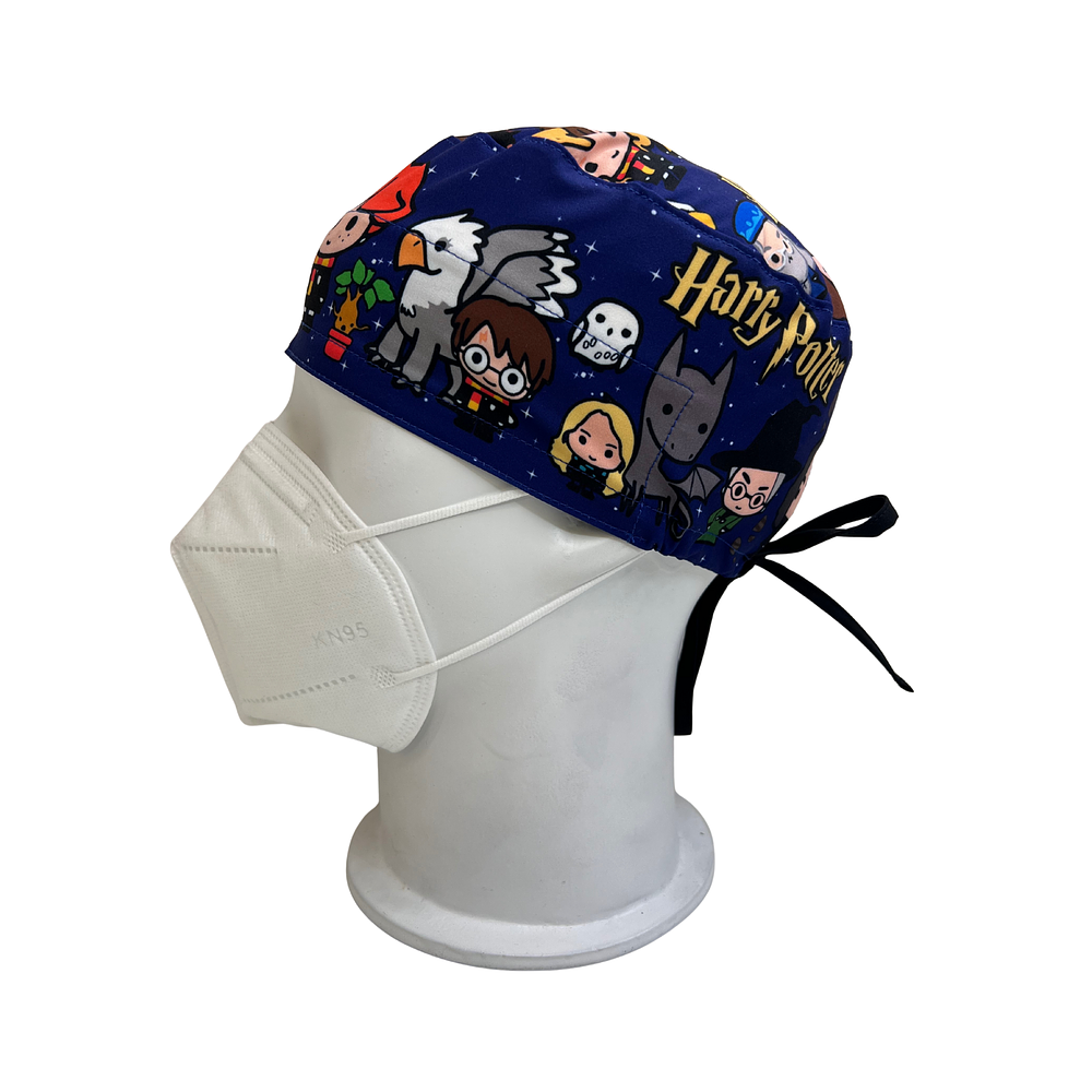 Gorro quirúrgico Harry Potter chibi azul