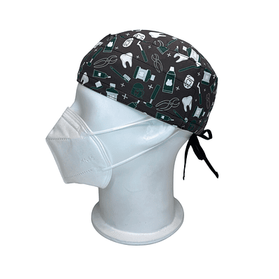 Gorro quirúrgico Dentista gris