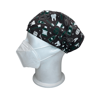 Gorro quirúrgico Dentista gris