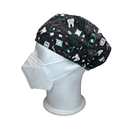 Gorro quirúrgico Dentista gris