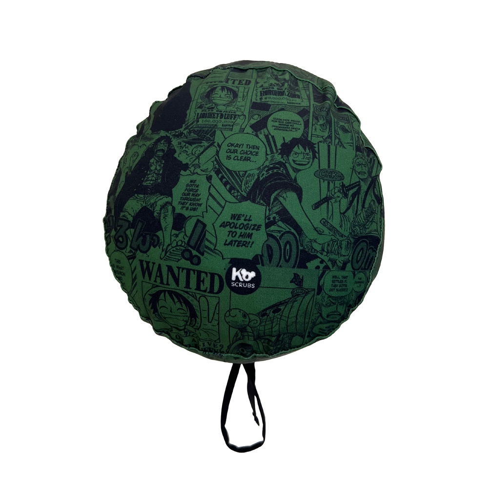 Gorro quirúrgico Luffy y Zoro One Piece verde