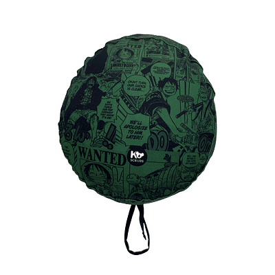 Gorro quirúrgico Luffy y Zoro One Piece verde