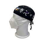 Gorro quirúrgico Logos One Piece negro