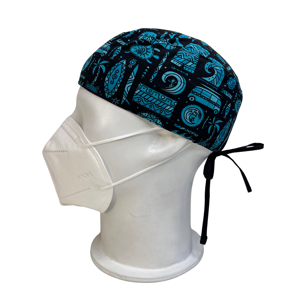 Gorro quirúrgico Surf negro