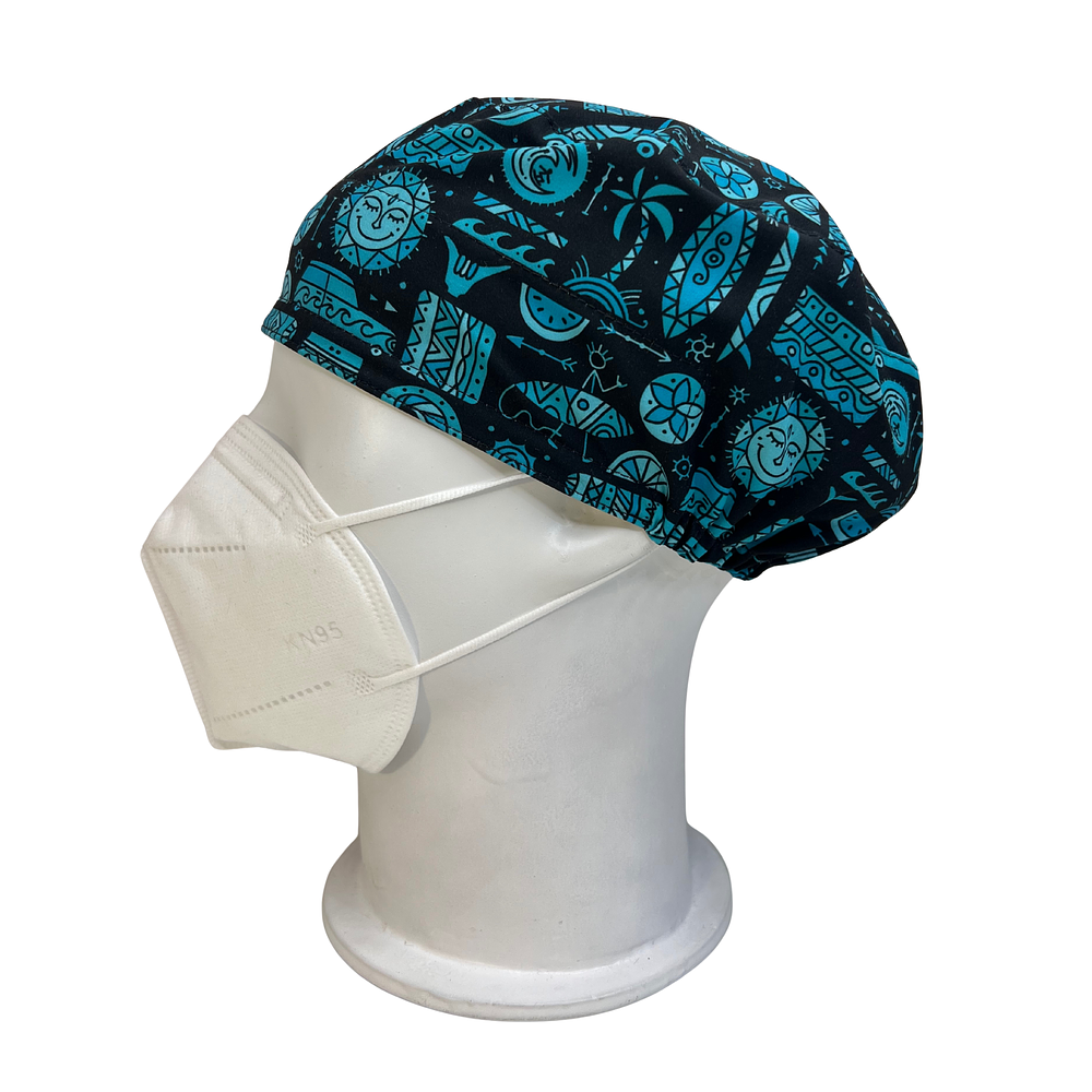 Gorro quirúrgico Surf negro