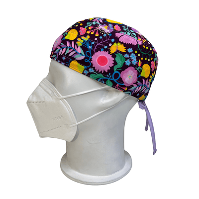 Gorro quirúrgico Flores campanitas