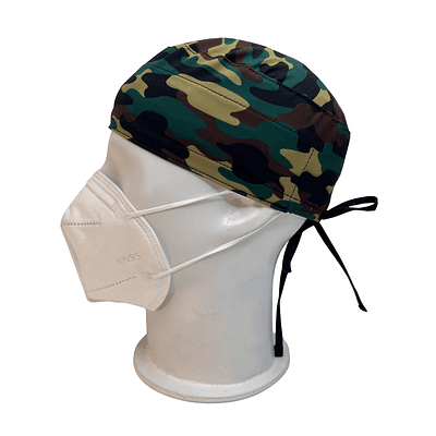 Gorro quirúrgico Camuflaje verde militar